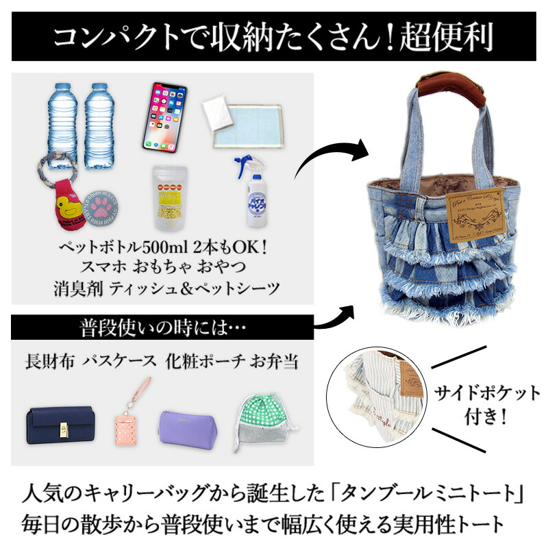 楽天市場】ルシアンエサヨ 犬 お散歩バッグ 【タンブールヴォーグ