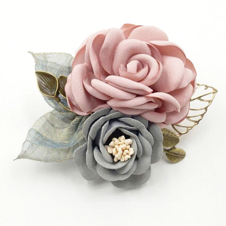 CHANEL シャネル ブローチ カメリア バラのブローチ コサージュ