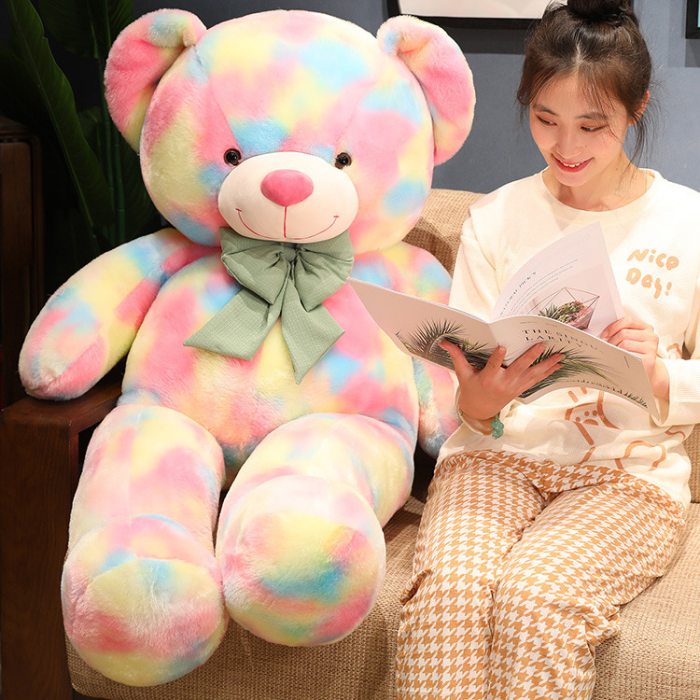 楽天市場】ぬいぐるみ クマ テディベア 虹の橋 カラフルくまさん