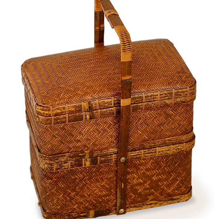 ぺんたくん【新品、未使用】鳥籠屋 十蔵 ヤマガラ胴張籠 竹製日本製