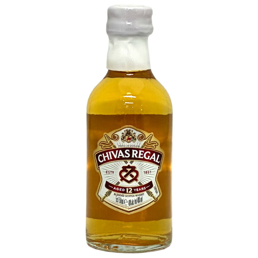 楽天市場】ウイスキー ミニチュアボトル 50ml シーバスリーガル12年