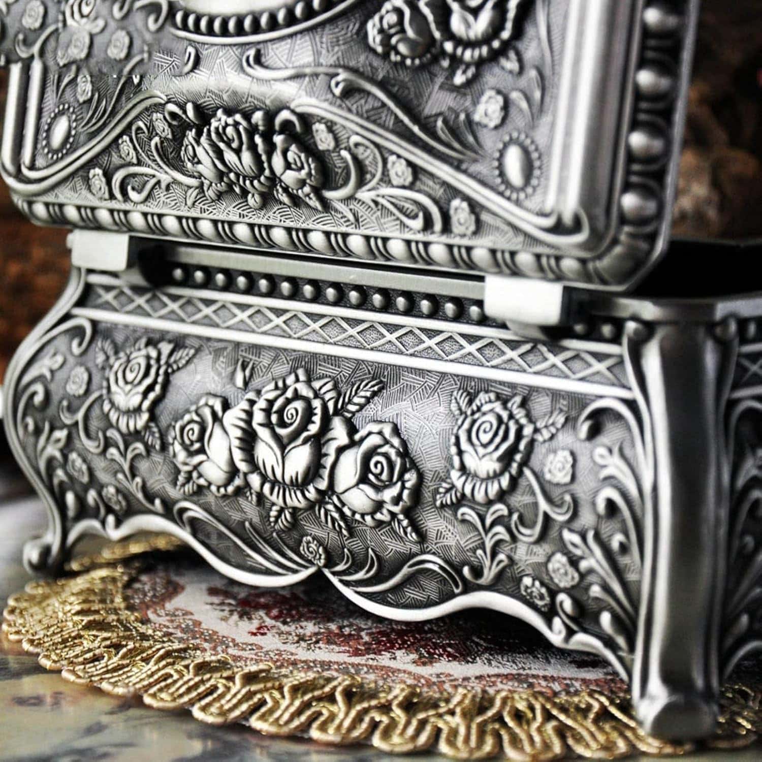 楽天市場】ジュエリーボックス アンティーク 小物入れ 腕時計ボックス