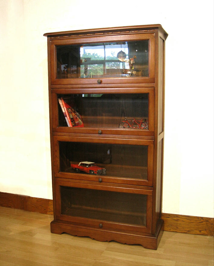 楽天市場】ガラスキャビネット ショーケース クラシック ブックケース