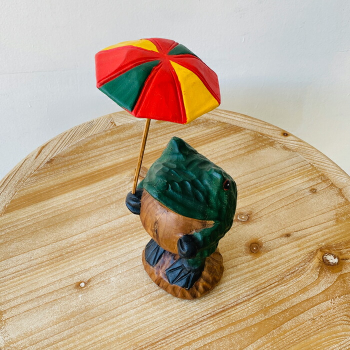 楽天市場】かえる カエル 置物 木彫り 木彫りのカエル インテリア置物