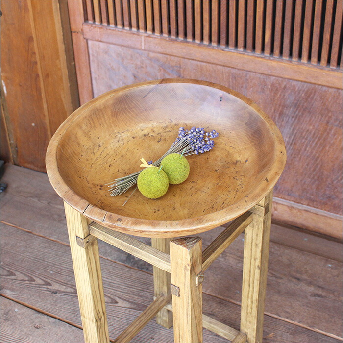 楽天市場】こね鉢 木製 中古 リメイク品 インテリア オブジェ ウッド