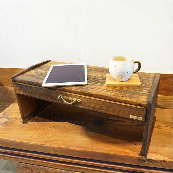 古道具 机 文机 アンティーク レトロ 文机 古材家具 文机 古材家具