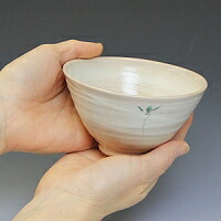 楽天市場】信楽焼 茶碗 花紋（緑）飯碗 陶器ご飯茶碗 焼き物 食器 土