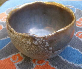 濱崎節生』茶碗 喜多窯 茶道具 共箱 鬼子岳 唐津焼 濱崎節生』茶碗