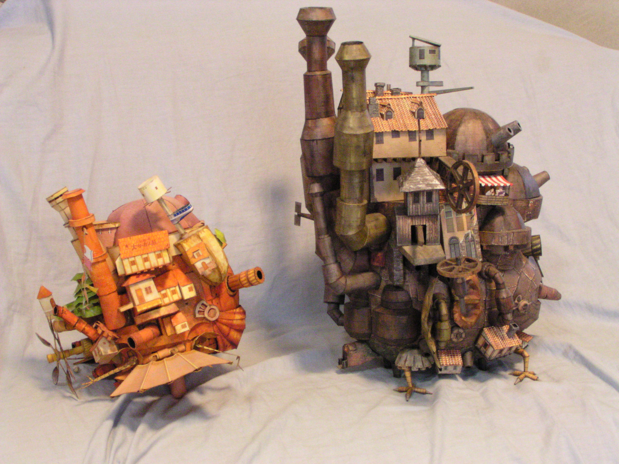 ハウルの動く城 ペーパークラフト 作り方】ハウルの動く城 PAPER