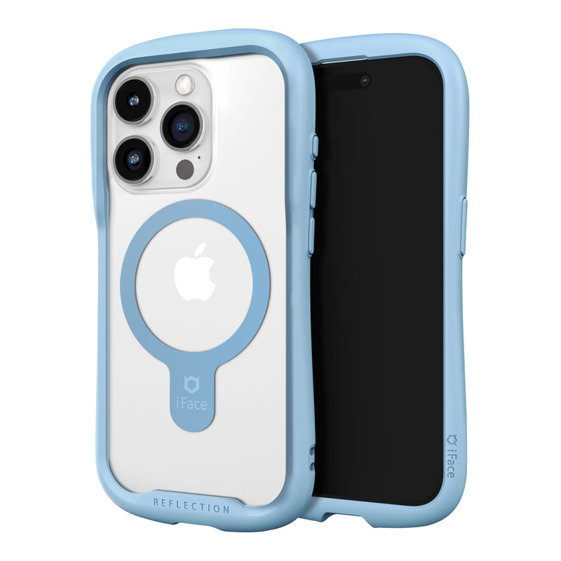 Reflection for iPhone 15 and 15 Pro (with MagSafe) - Light Blue