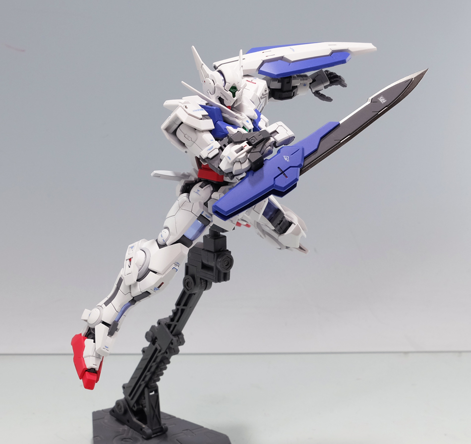 RG ガンダム アストレア + GNアームズ(リアルカラーver) 塗装 完成品