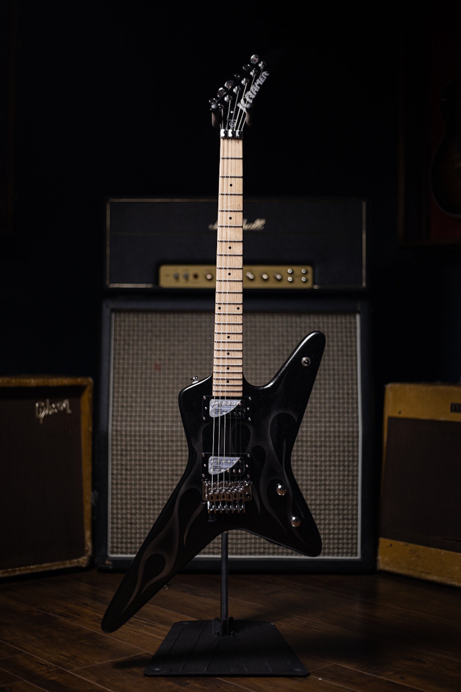 Kramer Tracii Guns Gunstar Voyager Electric Guitar - Black