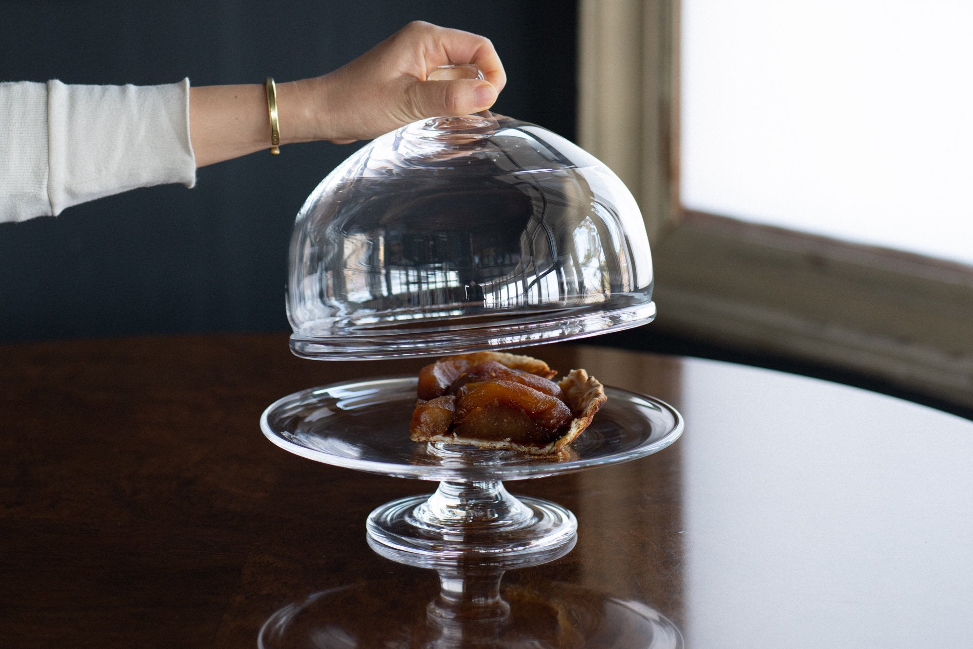 クリアケーキドーム｜ガラス工房 橙