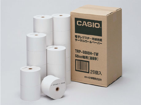 良品・お値下げ】CASIOカシオレジスター SR-S200ロール紙19巻セット