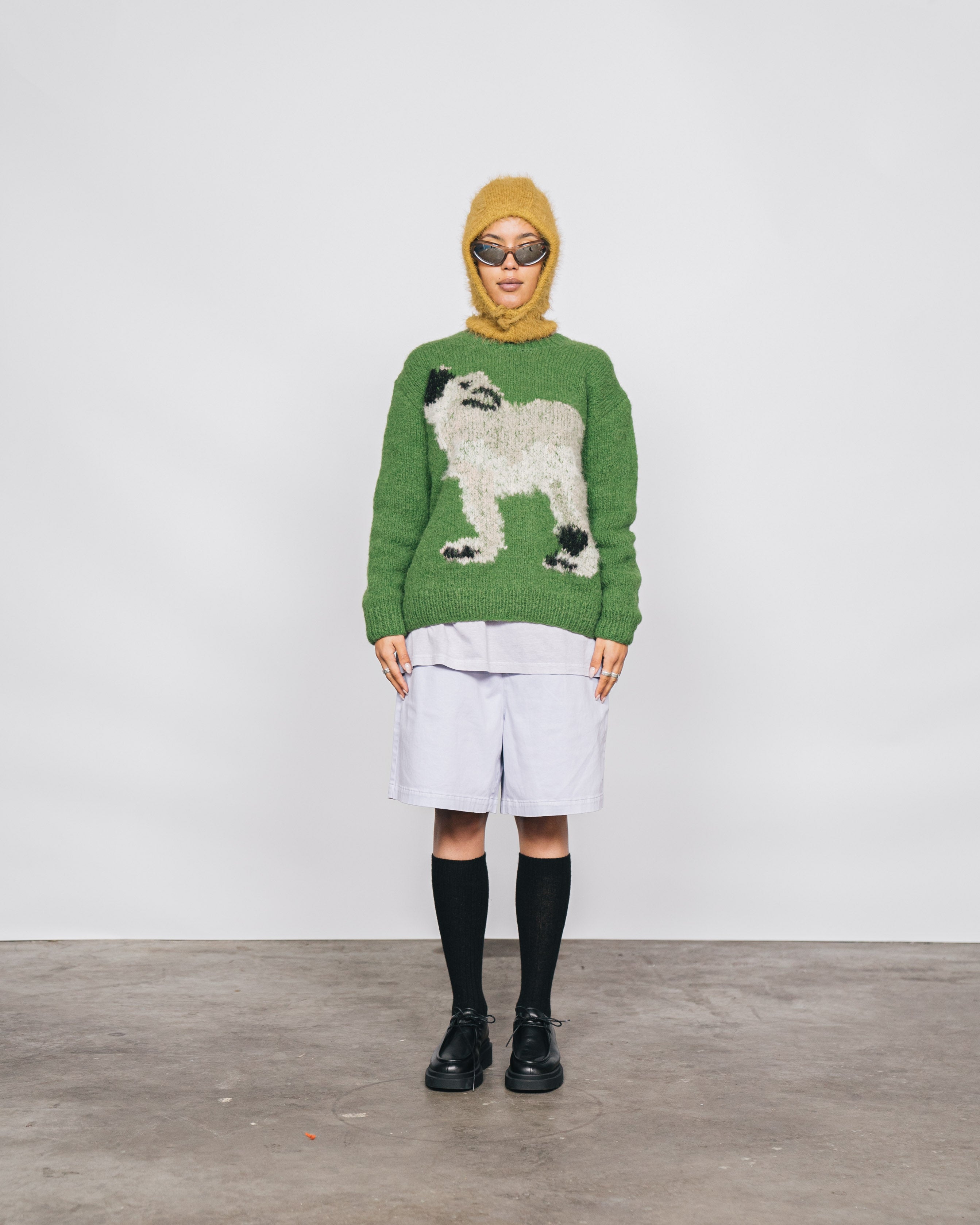 Hand Knitted Wolf, Dog Sweater by Rop van Mierlo, Limited Edition