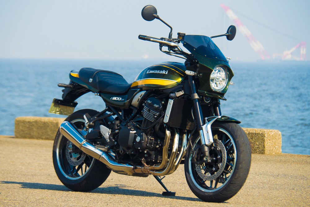 カワサキ Z900RS 青玉虫 キャンディートーンブルー タンク z900rs