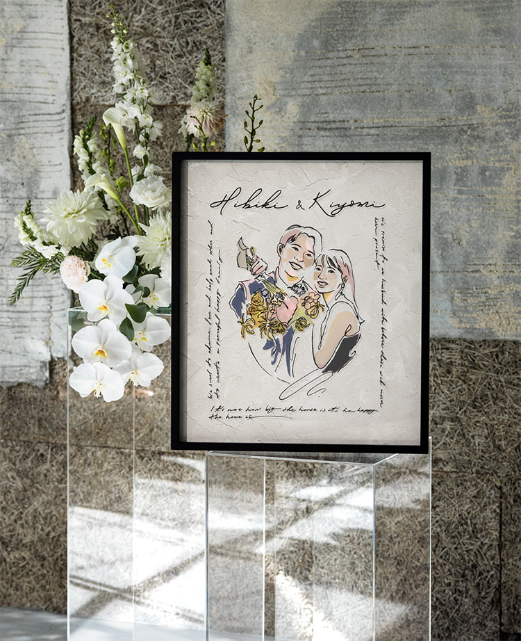 ラ・カーサ 似顔絵 WORLD1 エレガントフレーム 【公式通販】