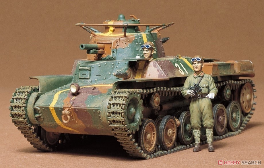 ジオラマ 1/76 日本陸軍97式中戦車改チハ 日本陸軍 九七式