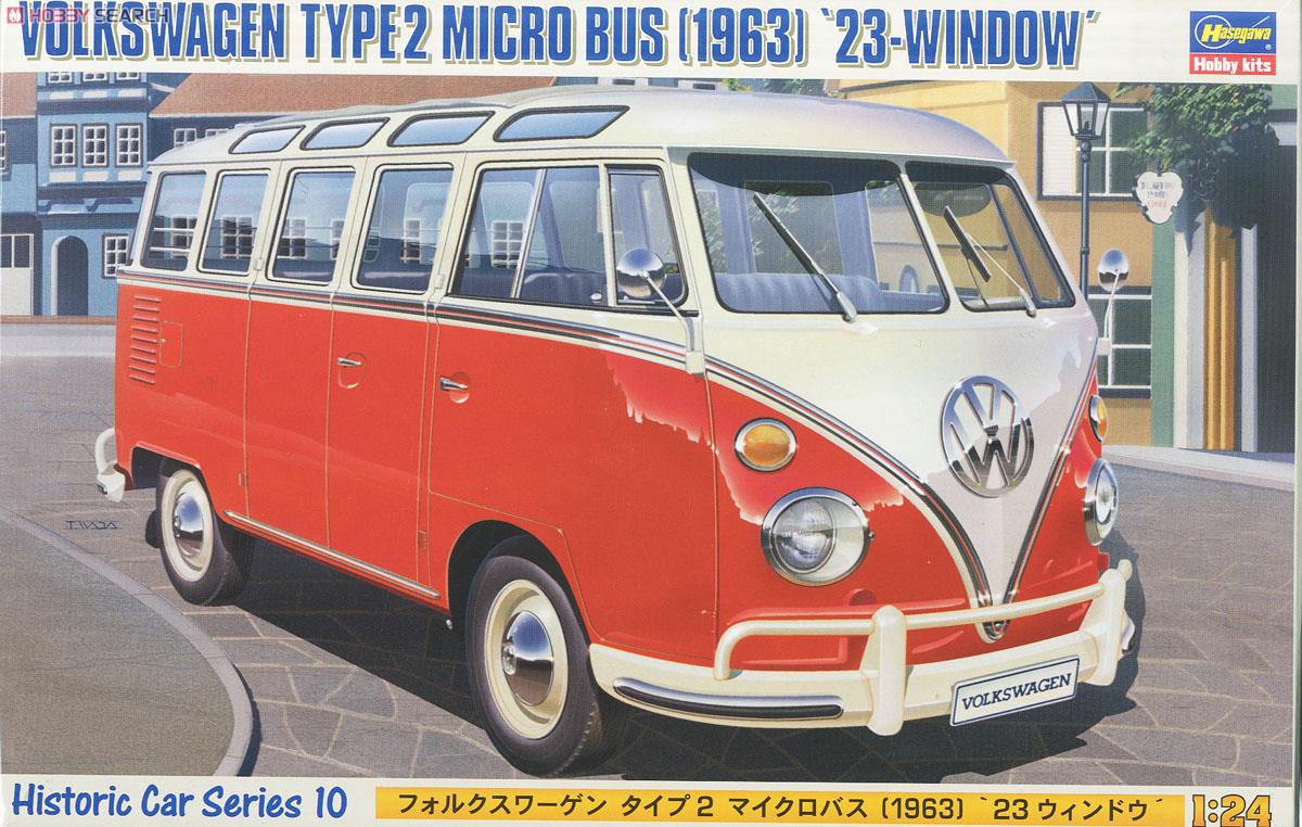 フォルクスワーゲン タイプ2 マイクロ バス 23 ウィンドウ (プラモデル
