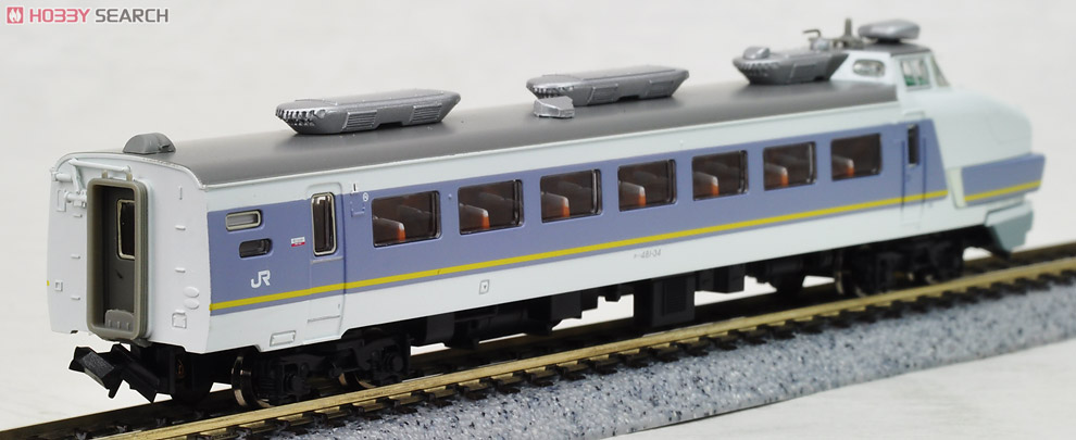 485系 貫通タイプ 鉄道模型 7両編成 ケース、車両新品 485系 貫通