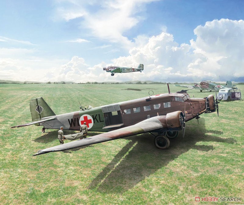 WW.II ドイツ軍 ユンカース Ju-52/3m 輸送機 (プラモデル) - ホビー