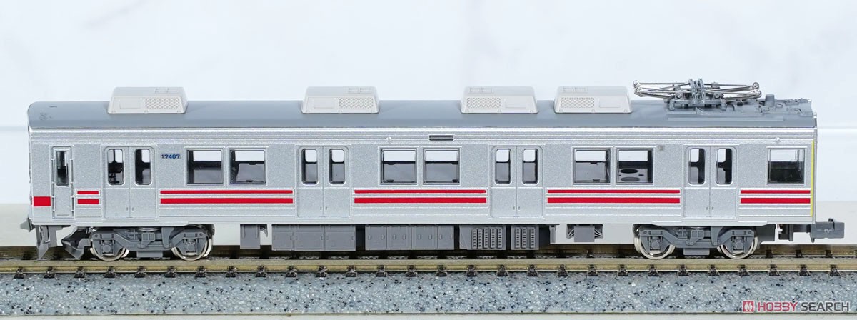 富山地方鉄道17480形 (前面赤帯・第4編成) 2両編成セット (動力付き