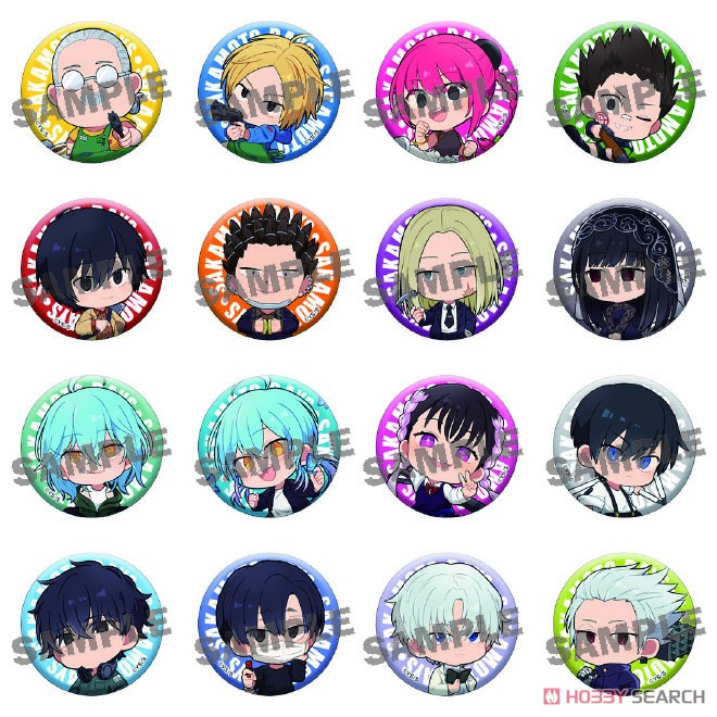 SAKAMOTO DAYS ミニキャラ缶バッジコレクション【TC】 (16個セット