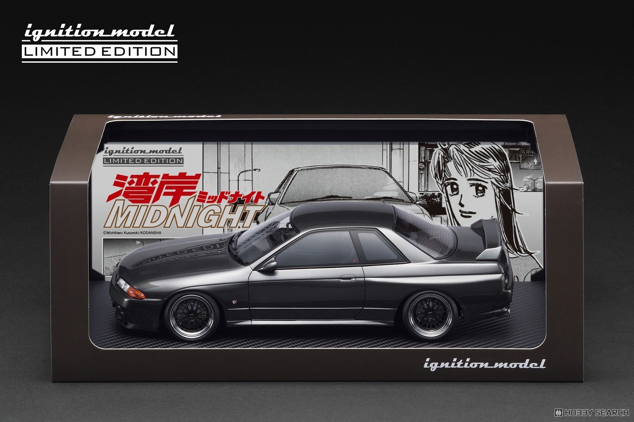 NISSAN SKYLINE GT-R (R32) Gun Metallic 湾岸MIDNIGHT Reina`s R With