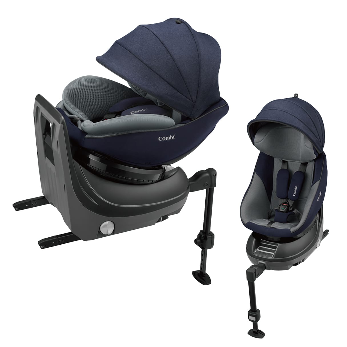Combi ショップ チャイルドシート ISO-FIX ネイビー もち様専用】Combi