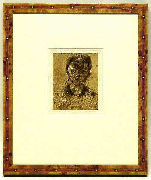 ポール セザンヌ 銅版画『昇天』1923年製作、ウコン布＆共箱付ポール