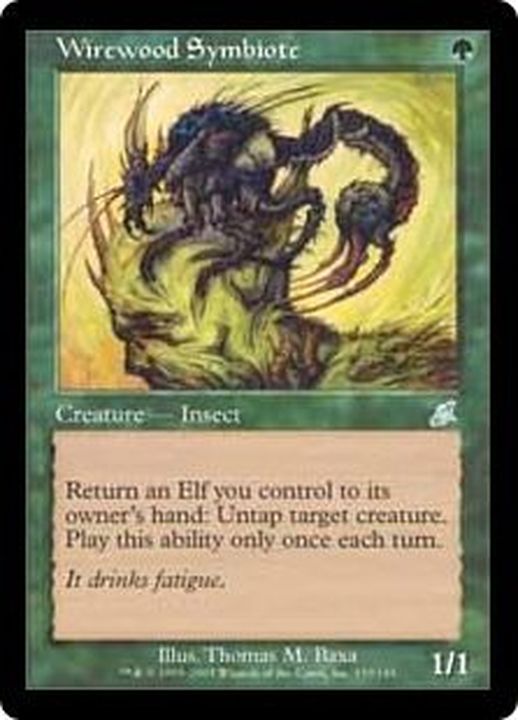 ワイアウッドの共生虫/Wirewood Symbiote《日本語》【SCG】