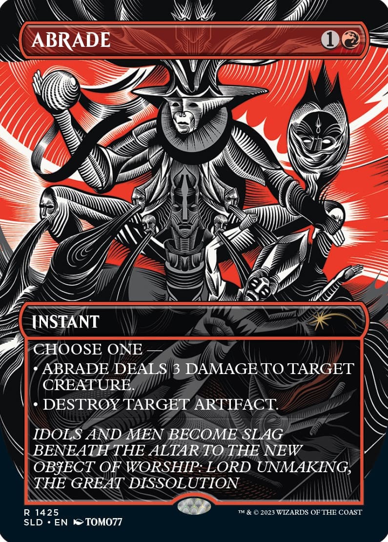 mtg 損魂魔道士 拡張アート FOIL 英語版 4枚セット 190 sld mtg