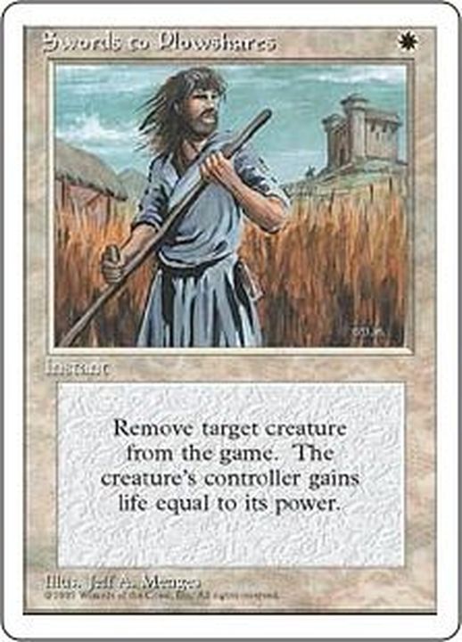 剣を鍬に FF 公式 剣を鋤に FFプロモ mtg マジック mtg 剣を鍬に foil