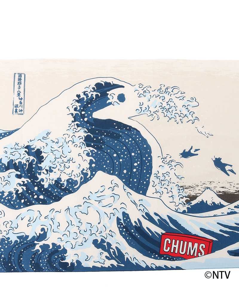 限定】CHUMS x 葛飾北斎 浪裏手ぬぐい/【限定】CHUMS x 葛飾北斎 浪裏