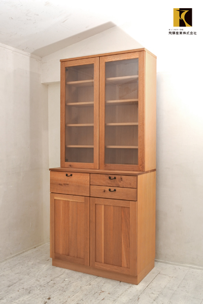 飛騨産業キツツキ 森のことば 食器棚カップボード買取のアドア東京