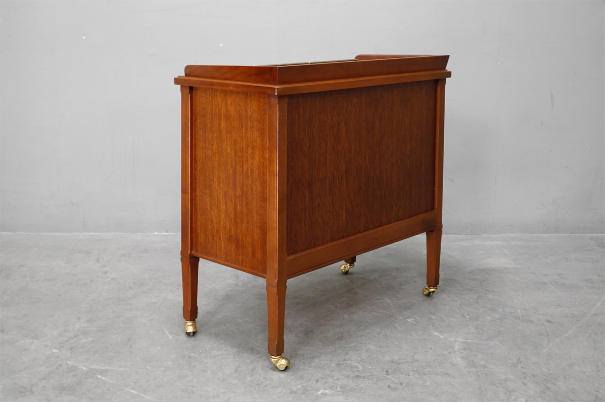 マルニ キャビネット キッチンワゴン 棚 ビュッフェワゴン 地中海