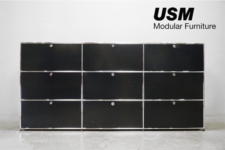 USM Haller ハラー キャビネット オープンシェルフ 3段 USMハラー
