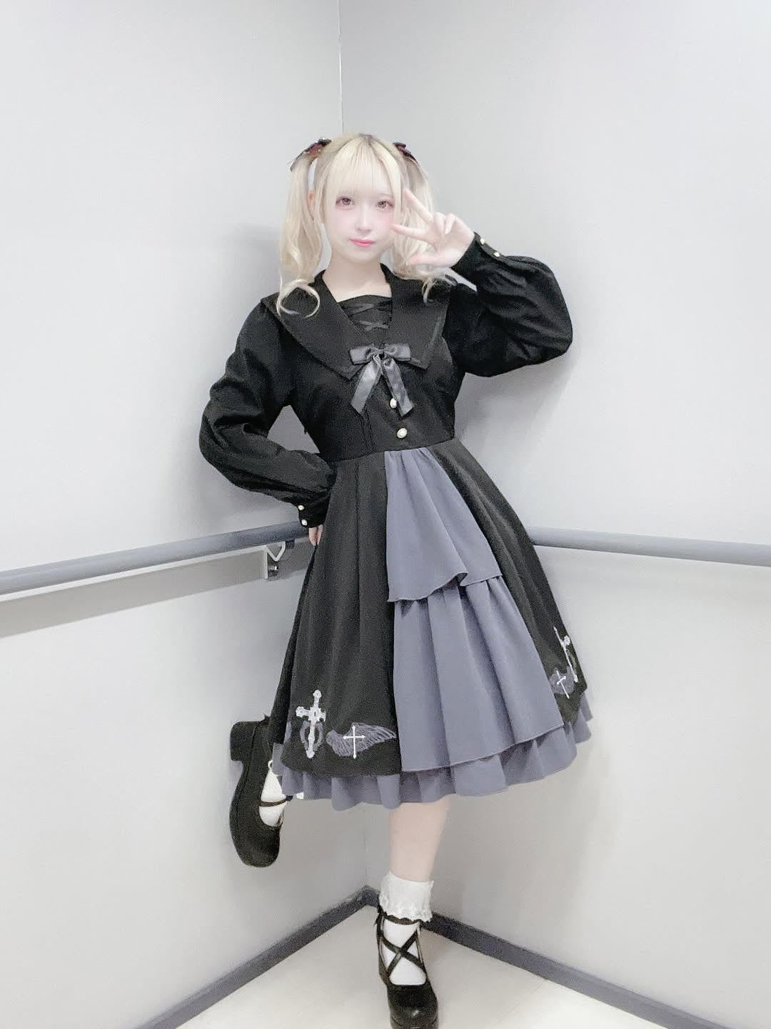 アウトレットセール対象】Seraphim Cross レイヤードワンピース