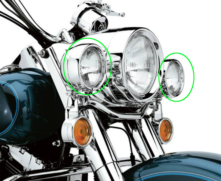 パッシングライトトリムリング - Harley Davidson | アンバーピース