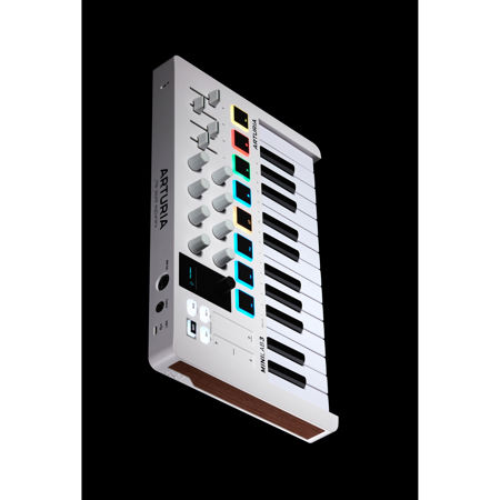 Arturia MiniLab 3 25-Key MIDI Keyboard Controller, White 231501