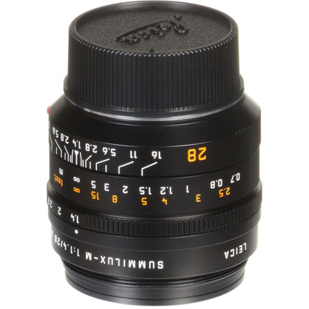 Leica 28mm f/1.4 Summilux-M Aspherical Lens, Black 11668 - Adorama