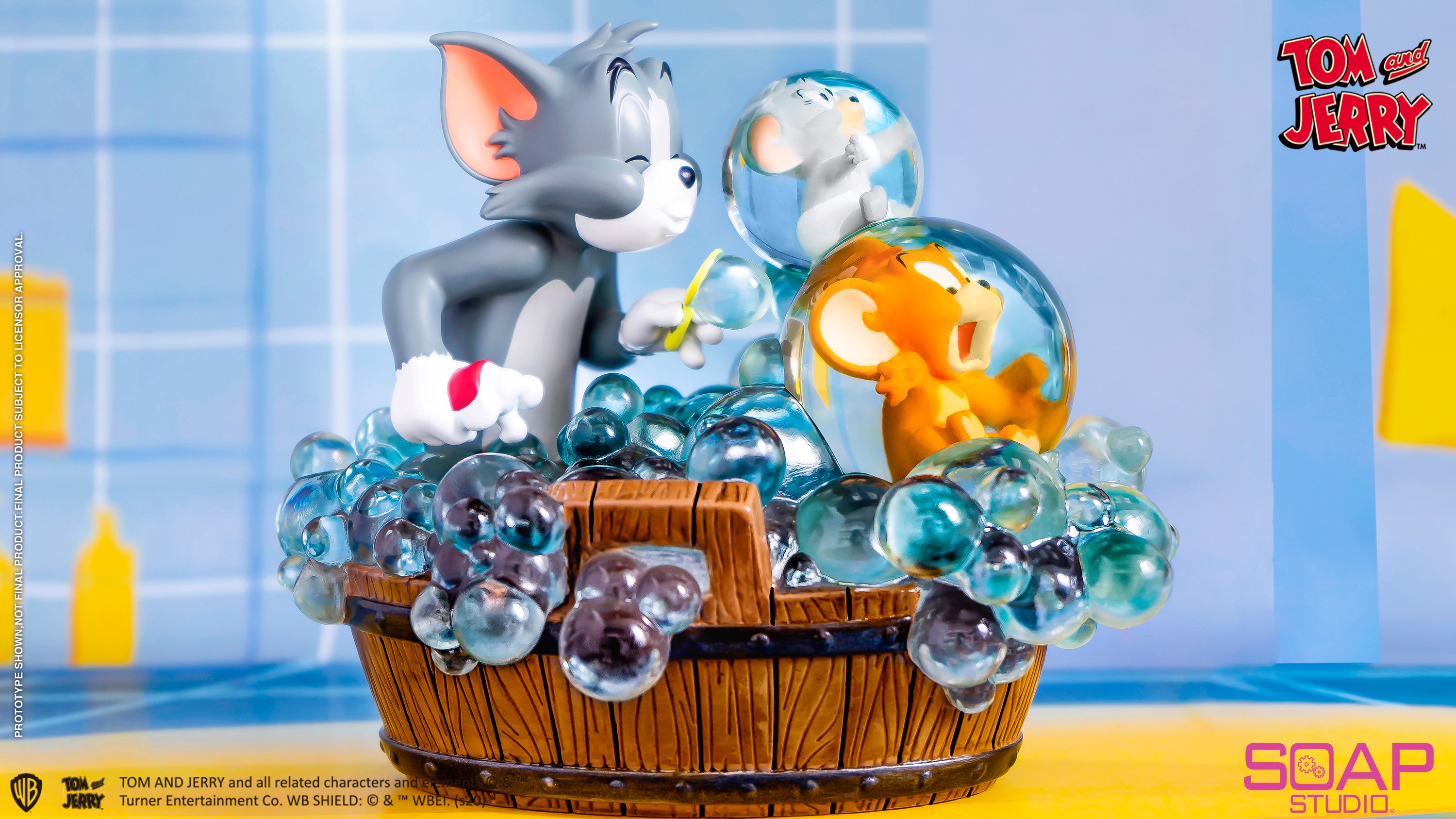 Soap Studio CA124 Tom and Jerry: Bath Time Figure Statue – Beast