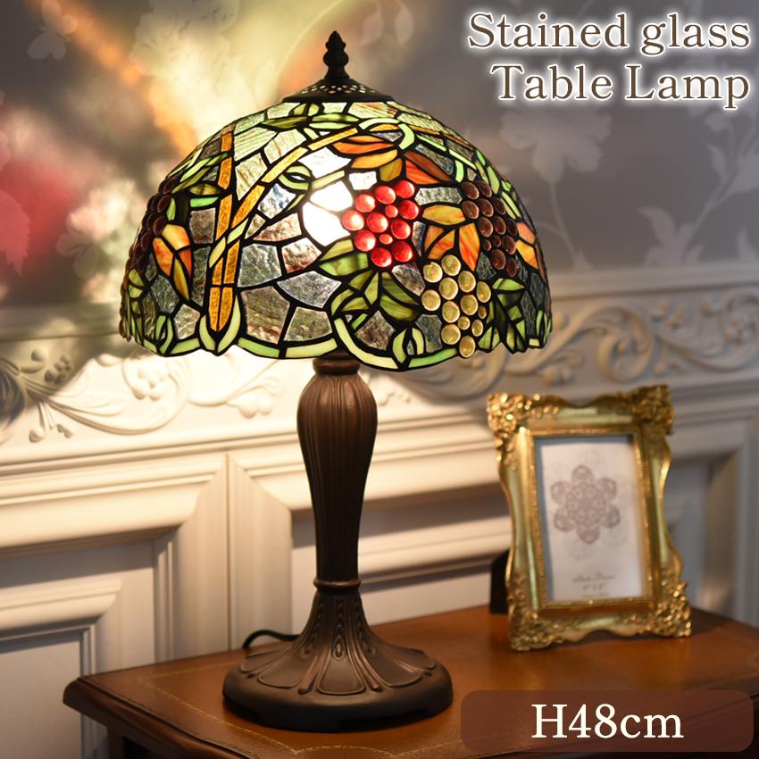 ティファニーランプ ステンドグラス 葡萄ランプ ヴィンテージレトロ