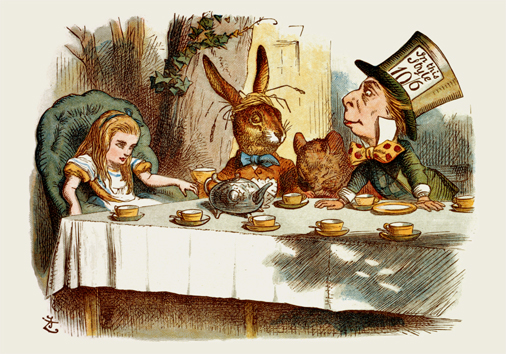 値下げ❗️額入り(イタリア製)不思議な国のアリス ジョン テニエル