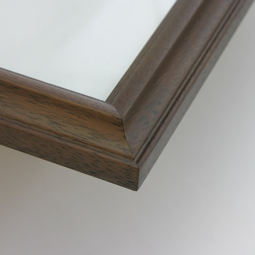 額縁(小全紙) 春日、茶 デッサン額縁：春日 茶（アクリル）（既製品