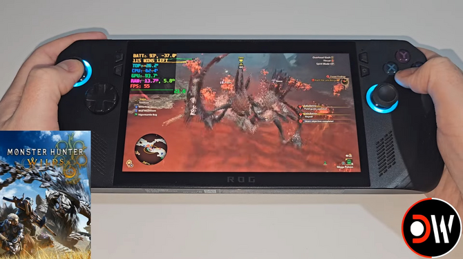 モンハンワイルズ』携帯ゲーミングPC動作テスト動画が公開―中には60fps