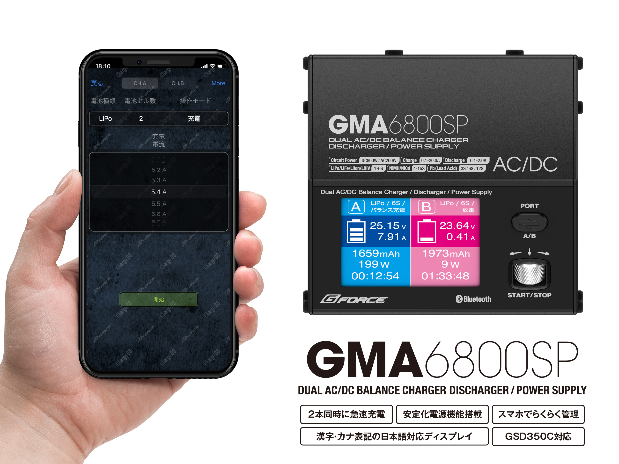 GMA6800SP AC/DC Charger | G-FORCE | 株式会社ジーフォース