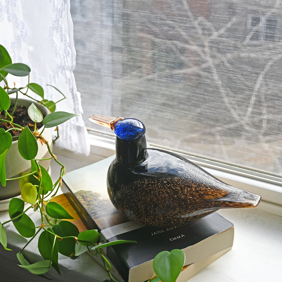 R*e様 Oiva Toikka Bird WILD DUCK iittala Toikka Brown Duck Glass
