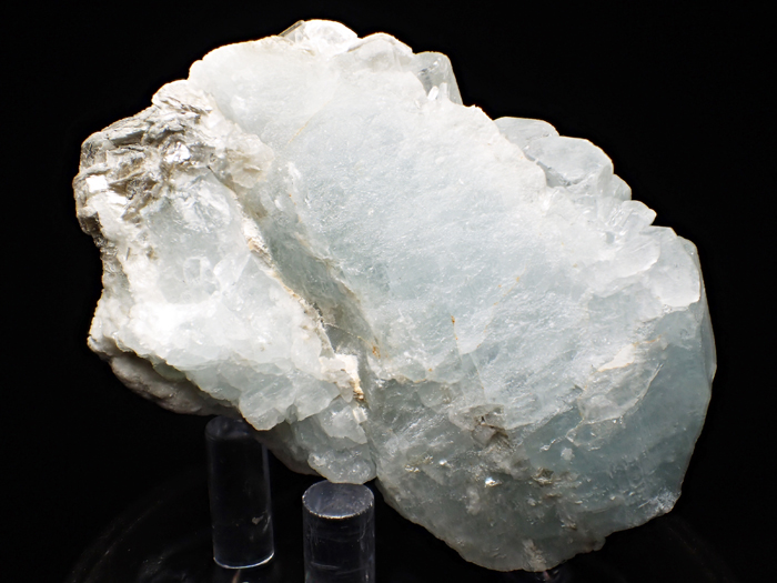 100g超 アクアマリン モスコバイト 共生鉱 クラスター スカルドゥ