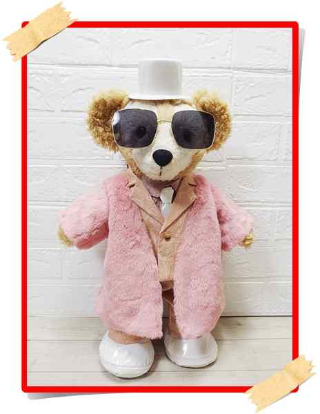 確認用 タグ付き ダッフィ バーバリータイプ コスチューム 本体付き